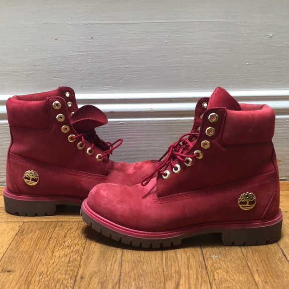 limited edition red timbs